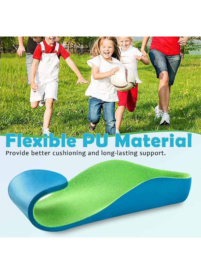 Ailaka Kids Orthotic Arch Support Insoles, PU Foam Cushioning Arch Support Shoe Insert for Overpronation Children Toddlers Flat feet, Plantar Fasciitis(8.5-9.5 M US Toddler) - Image 3